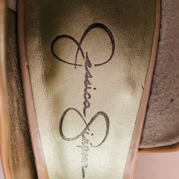 4-inch Platform Heel Open Toe Powder by JS Size 8.5M - Just Add Party Dress - Picture 5 of 15